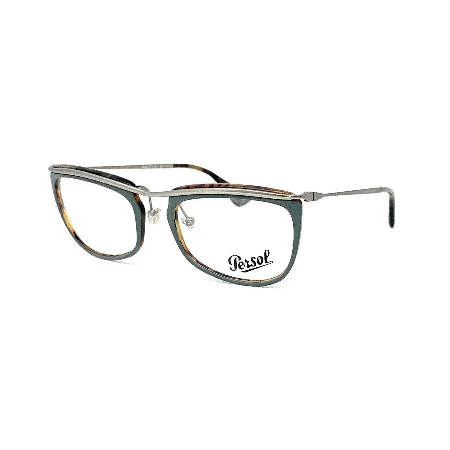 Authentic Persol Rxable Eyeglasses 3083v 1007 Matte Green / Havana 53mm